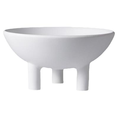 软装名宿侘寂风三脚果盘创意托盘