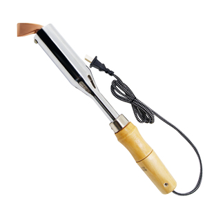 大功率电烙铁维修焊接专用工具木柄弯头焊锡枪小型家用恒温电铬铁