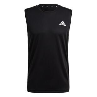 速干舒适三条纹运动健身背心男装夏季adidas阿迪达斯官方outlets