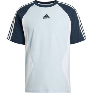 adidas阿迪达斯三叶草夏季男子潮运动休闲上衣圆领短袖T恤KD4350