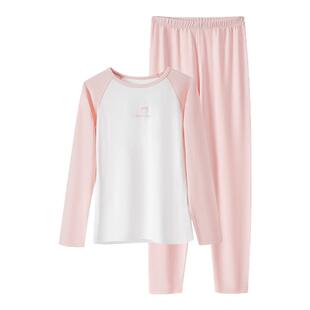 女童保暖内衣套装青少年学生秋衣秋裤初中高中女孩打底衣棉毛衫