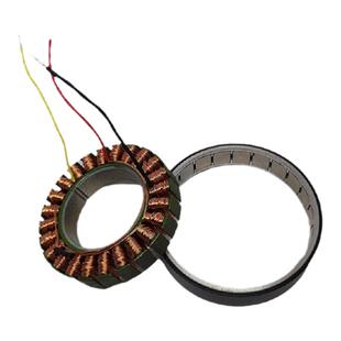 超薄无框力矩电机转台云台机器人三相直流外转子大中空无刷电机