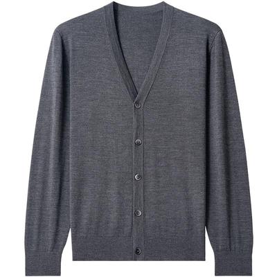 抗起球，男士开衫，美丽诺羊毛。