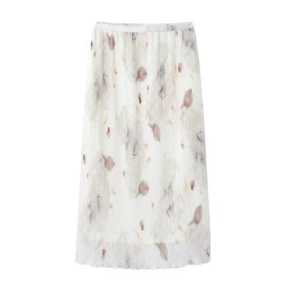 TKYSHOP印花设计直筒半身裙