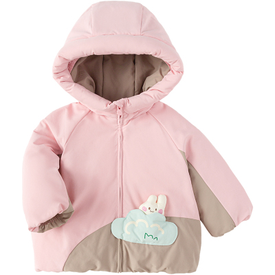 巴拉巴拉宝宝羽绒服婴儿中长外套冬装新款童装男童女童加厚洋气潮