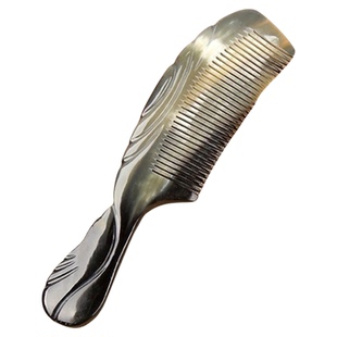 老黄牛角梳子大号天然正品正宗脱发防家用檀香檀木梳男女专用长发