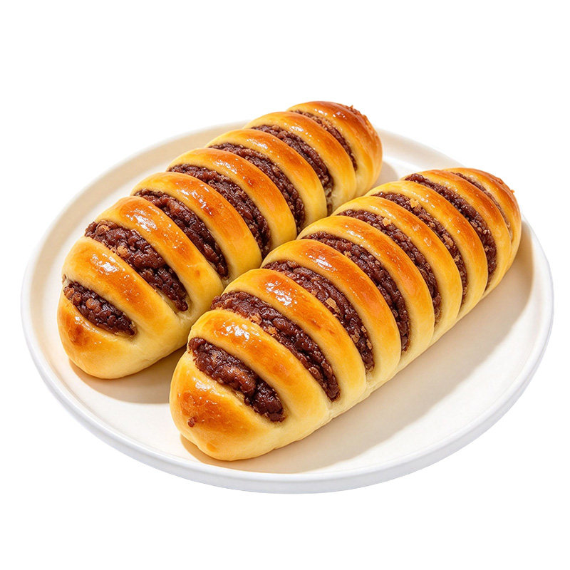 【网红爆款】毛毛虫红豆沙排面包