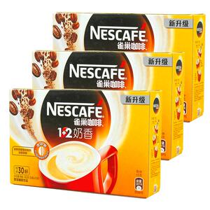 Nestle/雀巢咖啡1+2奶香味咖啡三合一速溶咖啡粉90条装送杯勺