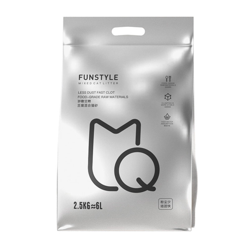 Funstyle豆腐猫砂 膨润土混合10原味除臭无尘沙25公斤包邮猫用品