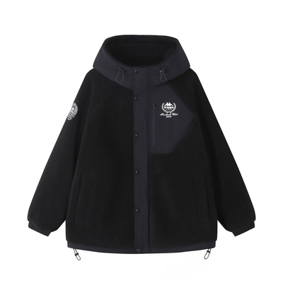 Kappa卡帕25秋冬新款羊羔绒外套