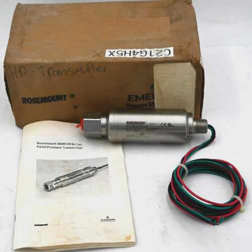 ROSEMOUNT 4600G62H11A5AE1P1Q4Q8 OIL AND GAS PANEL PRESSURE T