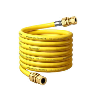 可拆卸天燃气管专用煤气管道不锈钢金属加厚防爆波纹软管防鼠咬