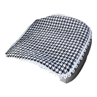 亚麻汽车坐垫四季通用单片半包车座垫三件套免绑后排夏季凉席坐垫