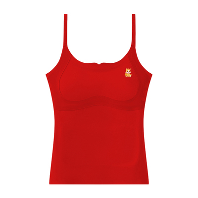 本命年儿童德绒红色保暖内衣套装