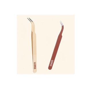 UIMO【金羽夹】高品质手工中式美睫镊子工具睫毛种高精度弯镊子