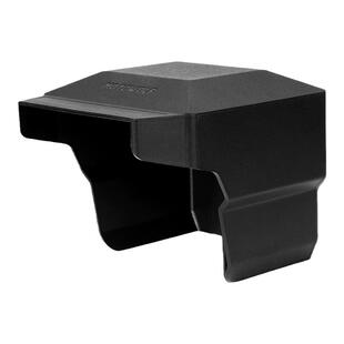 摩多狼手机支架遮阳罩通勤摩旅骑行装备防水防摔摩托车小头盔黑色