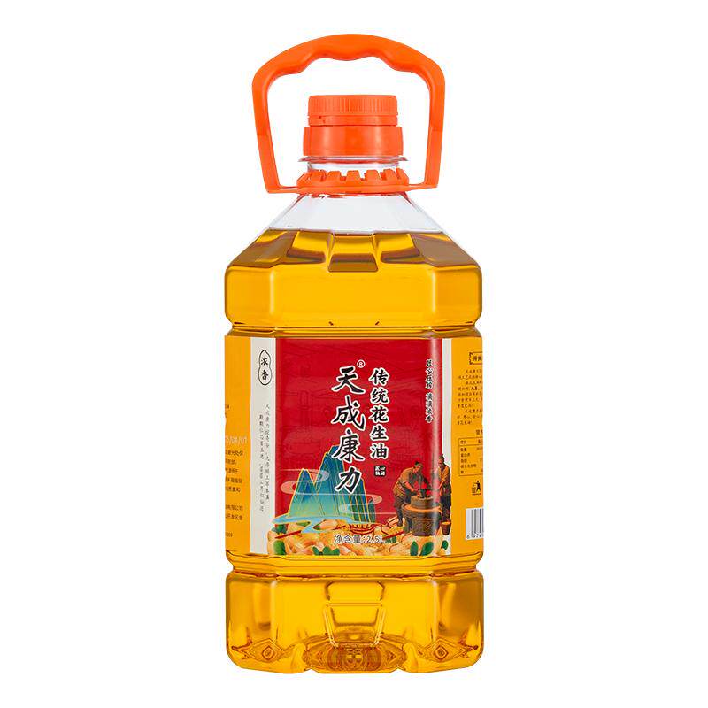 广东高州传统浓香花生油5L