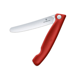 瑞士维氏Victorinox折叠水果刀家用削皮器平口锯齿面包刀户外便携