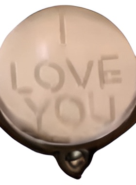 旋转圆盘戒指iloveyou创意表白惊喜指环小众设计对戒暗恋翻转戒指