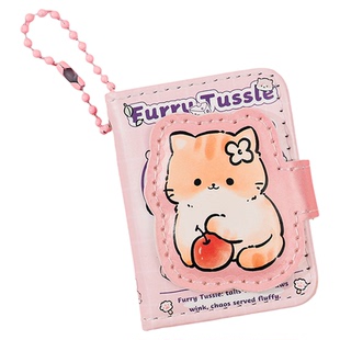 伊莎儿可爱迷你磁扣本挂坠本喵喵物语猫狗迷你手账本彩页记事本