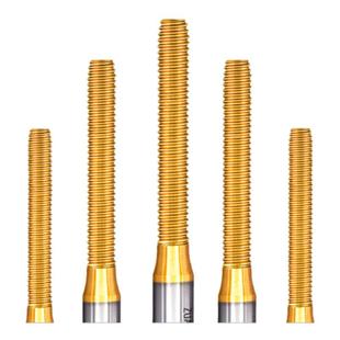 含钴细牙镀钛挤压丝攻M7M8M9M10M12*0.5X0.75X1X1.25挤牙丝锥