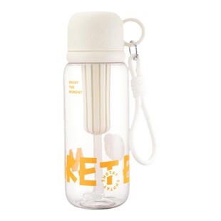 尚泰茶水分离塑料杯tritan母婴材质夏季带茶漏提绳女学生吸管水杯