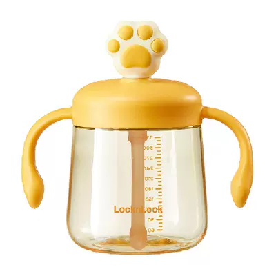 乐扣乐扣PPSU牛奶杯儿童吸管奶瓶