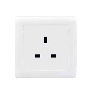 香港澳门86型英式专用13A方脚三孔插座暗装英标英规英制电源面板