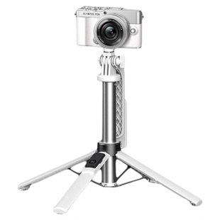 wonew七彩蜗牛途欢自拍杆四脚架手持手机支架迷你便携旅游拍摄三脚架自拍杆补光灯神器2025新款