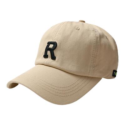 出游百搭时尚R标遮阳防晒鸭舌帽