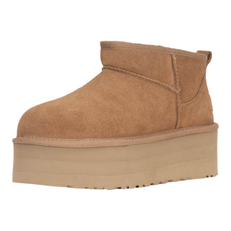 UGG  秋冬女款PLATFORM保暖加厚底迷你短筒雪地靴   1135092
