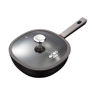 欧洛德钛金不粘锅炒锅家用炒菜锅煎炒耐磨平底锅电磁炉燃气灶通用