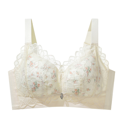内衣聚拢收副乳防下垂女蕾丝文胸