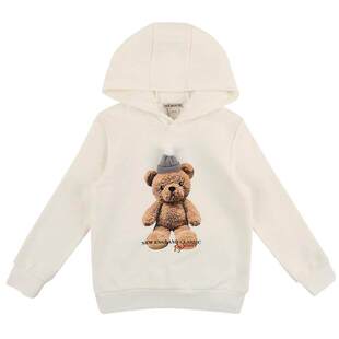 IVY HOUSE常春藤儿童装男童女童秋款 印花小熊连帽针织卫衣亲子装