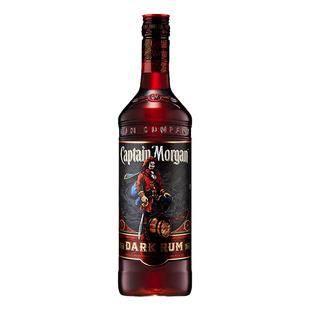 摩根船长黑朗姆酒Captain Morgan 洋酒鸡尾酒烘焙摩根黑700ml