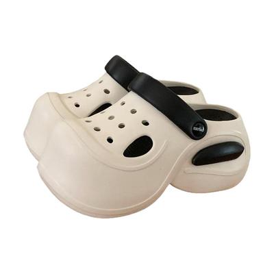 细细条网红街头风撞色洞洞鞋