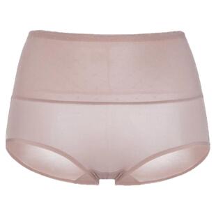 金三塔[两条装]女桑蚕丝氨纶收腹高腰轻塑身舒适透气内裤女三角裤