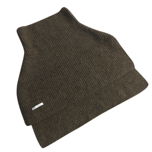 红色针织套肩秋冬保暖高领羊毛毛线外搭围脖护肩一体时髦高级斗篷