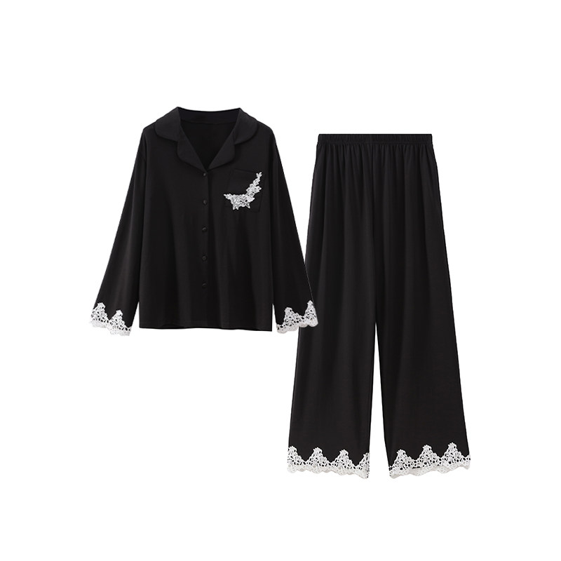 倚未YOLOO 睡衣女秋冬莫代睡衣/家居服套装