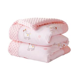 水星儿童被子可水洗被芯全棉纱布毯低敏抗菌豆豆毯春秋毯被A类被