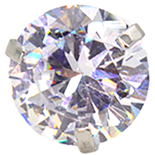 猴子家ACC独家定制爆闪超大耳蜗钉耳骨钉钻石10/12mm直径钛钢耳钉