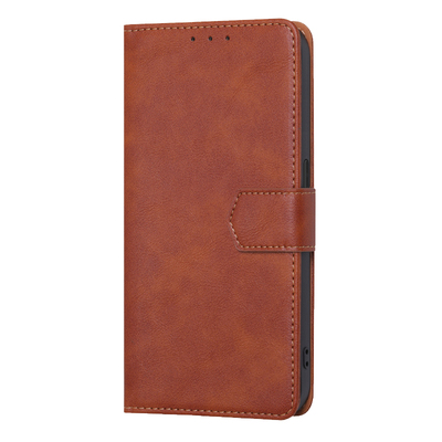 小米真皮磁吸搭扣翻盖手机壳