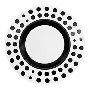 浅型无边框新风口预埋内嵌极简出回风口圆形可调风量浅形风阻超小