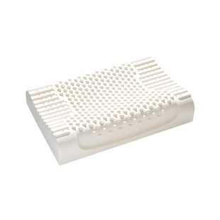 泰国天然乳胶枕头护颈椎助睡眠正品成人学生儿童低枕橡胶枕芯一对