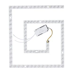 吊扇灯风扇灯led灯芯方形替换改造光源三色变光灯盘磁吸节能灯泡