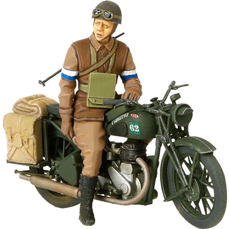 田宫1/35BSAM20摩托车拼装模型