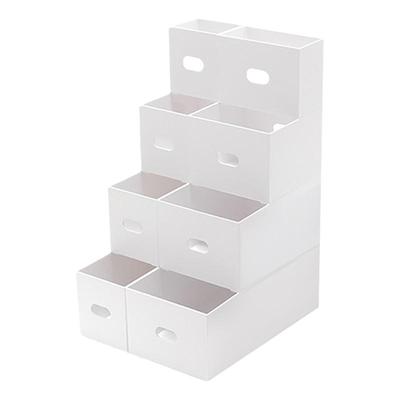 塑料厨房办公桌收纳盒无盖杂物筐