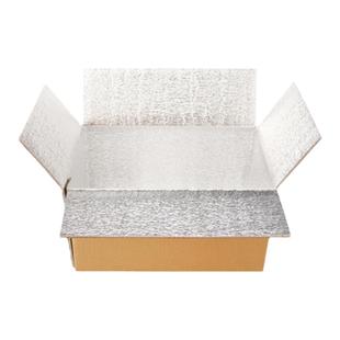 现货2-8号生鲜食品水果保鲜保温泡沫箱快递防水铝箔纸箱冷链箱