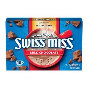 SwissMiss美怡可瑞士小姐牛奶巧克力热可可粉冲饮进口280g