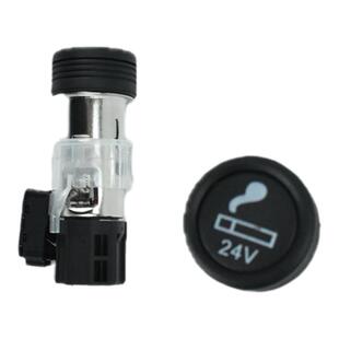 适配陕汽重卡德龙新M3000x3000 F3000点烟器车载车用点烟器24V